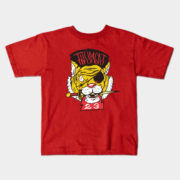 Tiger Dagger Kids T-Shirt by Thomcat23